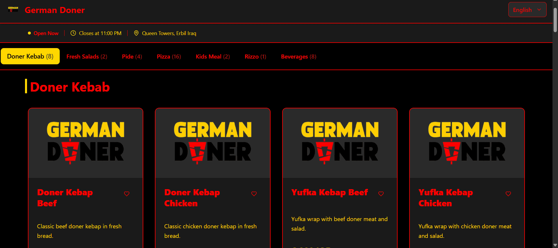 Doner QR Menu Magic