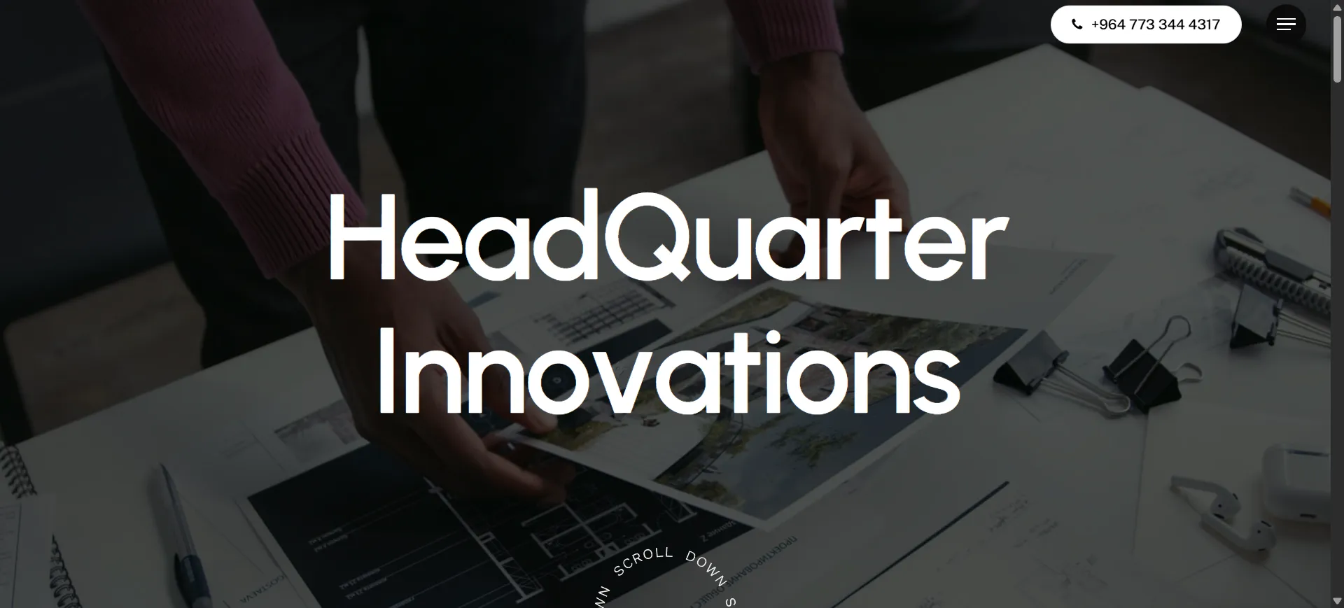 Innovations Architecture Department - Project showcase featuring Web Development, Architecture