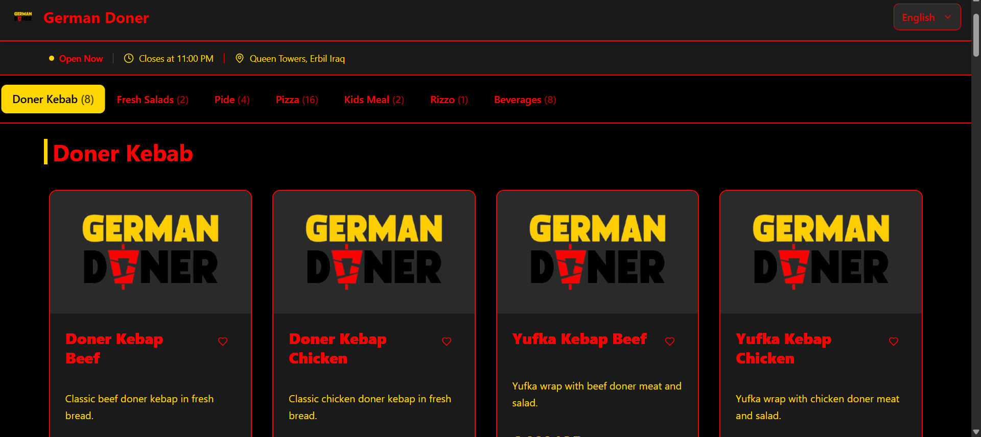 Doner QR Menu Magic